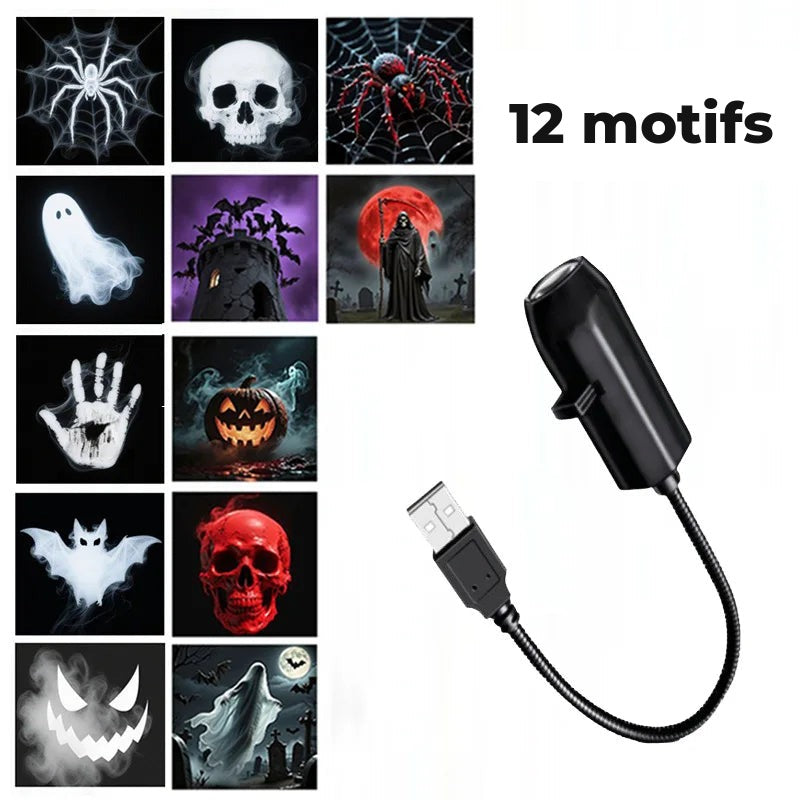 Projecteur Halloween – 12 motifs