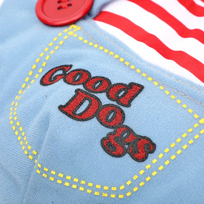 Costume Poupée d'Horreur pour Chat et Petit Chien – Avec Couteau en Mousse