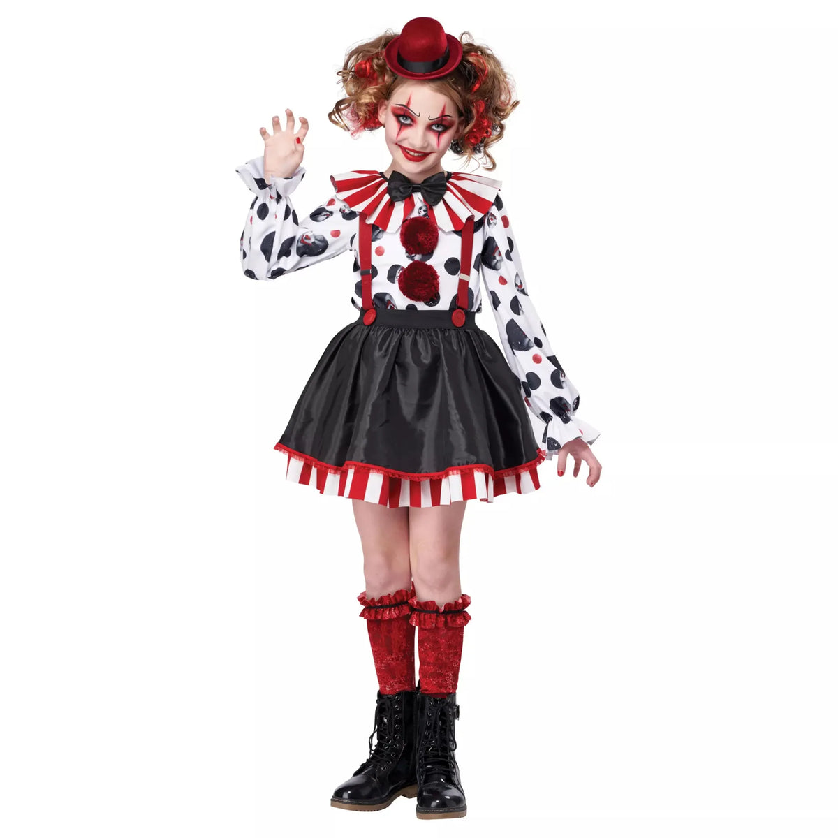 Déguisement clown effrayant enfant – vue 6