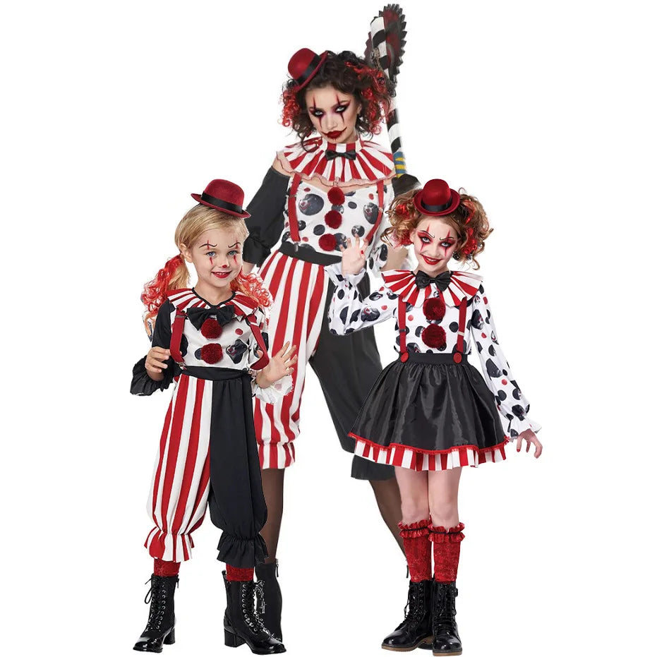 Déguisement clown effrayant enfant – vue 2