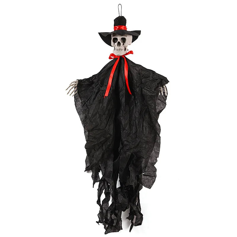 Fantôme squelette Halloween à suspendre – vue 4