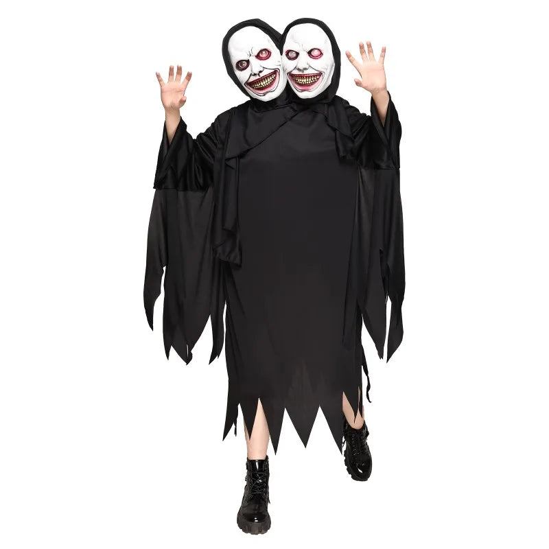 Costume fantôme double tête – vue 2