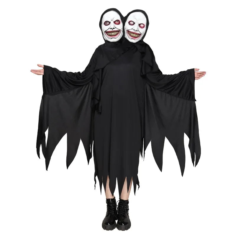 Costume fantôme double tête – vue 5