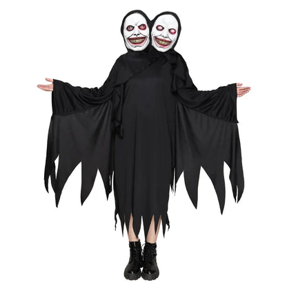 Costume fantôme double tête – vue 5