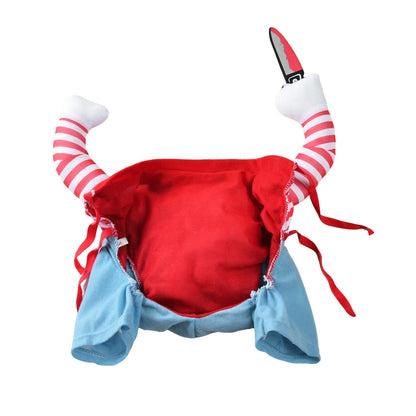 Costume Poupée d'Horreur pour Chat et Petit Chien – Avec Couteau en Mousse