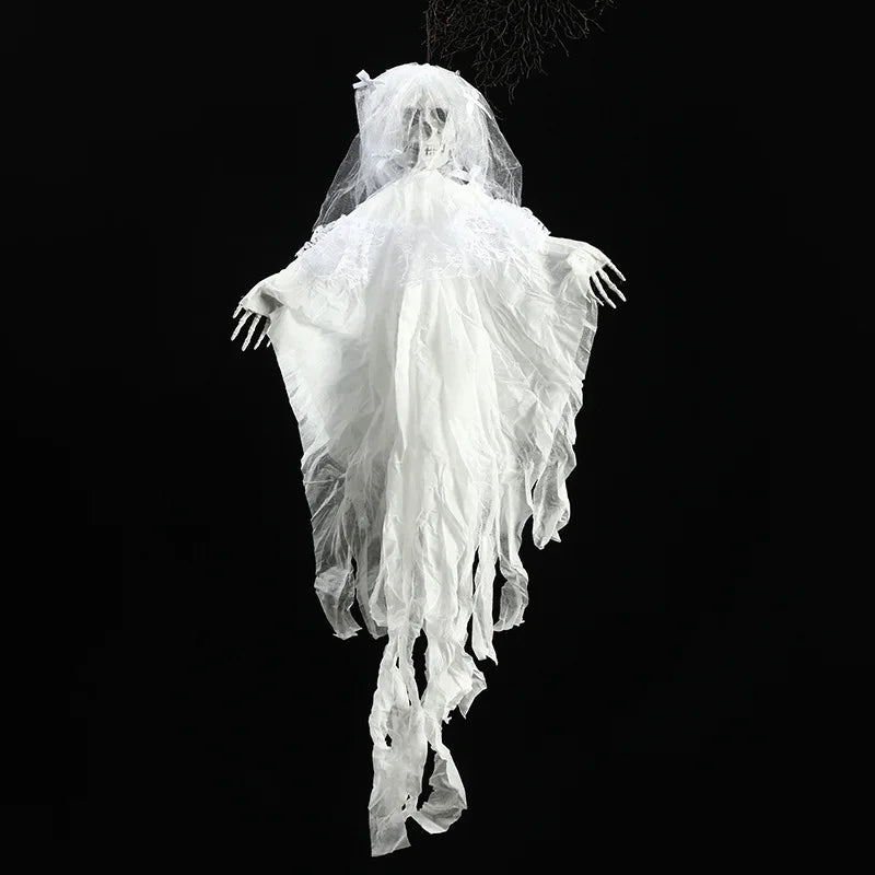 Fantôme squelette Halloween à suspendre – vue 5