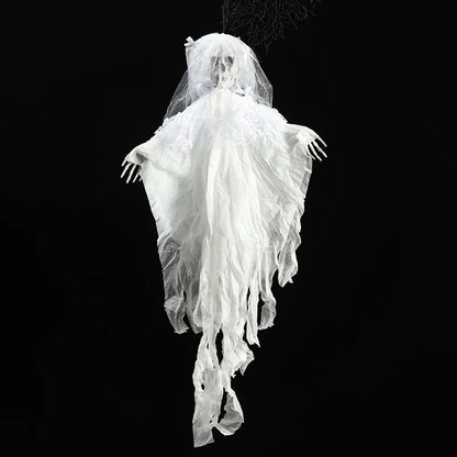 Fantôme squelette Halloween à suspendre – vue 5