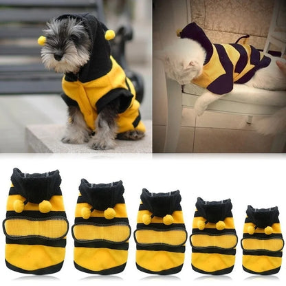 Costume abeille pour chien et chat - chien et chat portant le costume