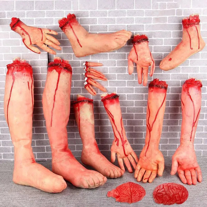 Faux organes et membres sanglants Halloween – vue 1