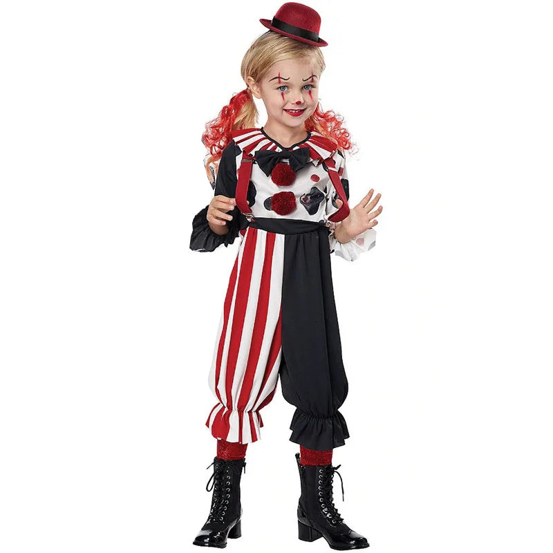 Déguisement clown effrayant enfant – vue 7