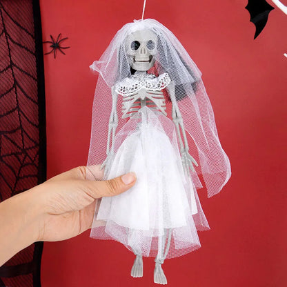 Couple de squelettes mariés Halloween – vue 2