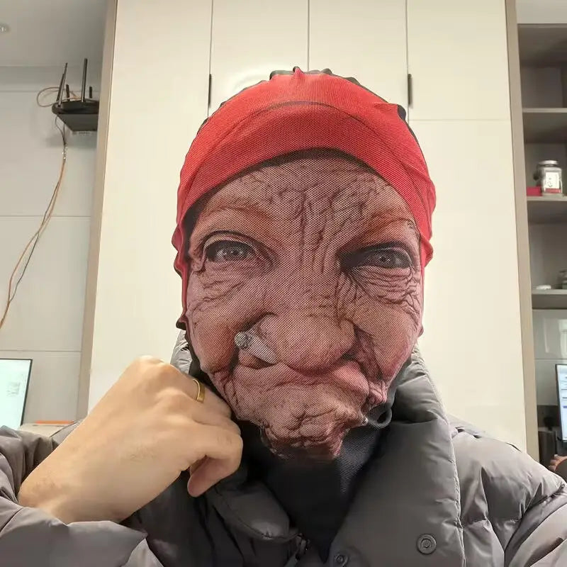 Masque cagoule réaliste Halloween – vue 4