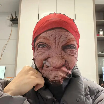 Masque cagoule réaliste Halloween – vue 4