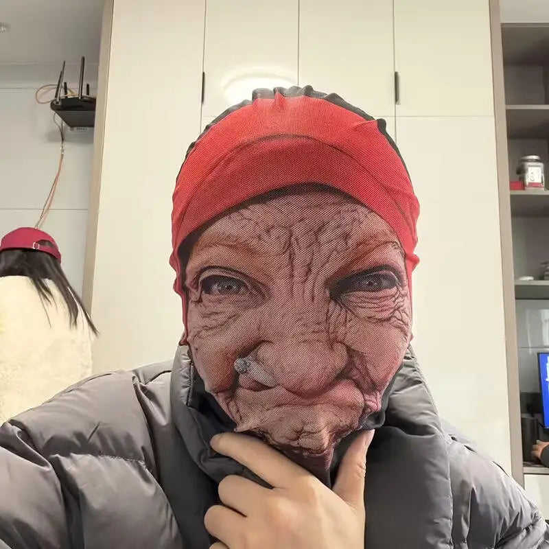 Masque cagoule réaliste Halloween – vue 5