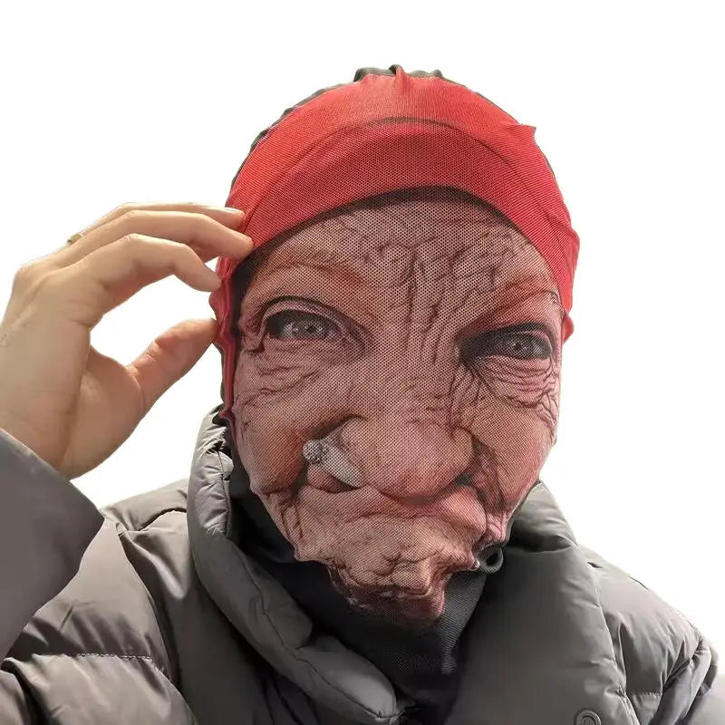 Masque cagoule réaliste Halloween – vue 2