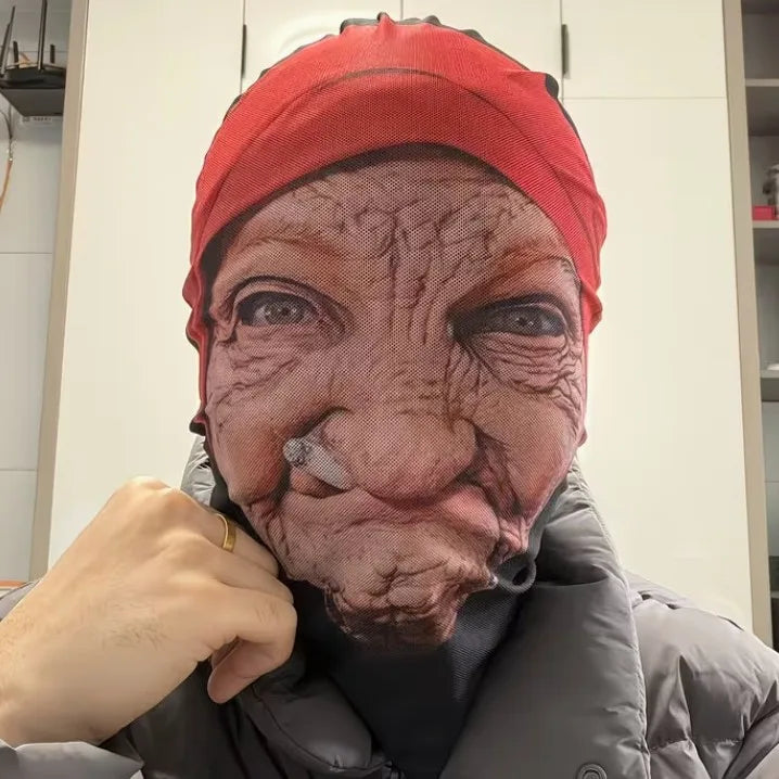 Masque cagoule réaliste Halloween – vue 6