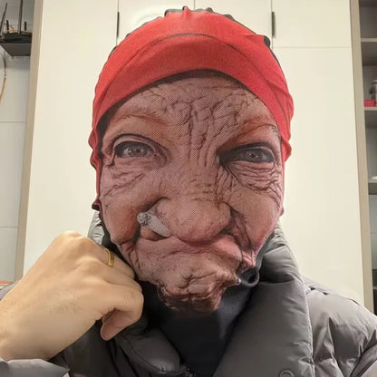 Masque cagoule réaliste Halloween – vue 6