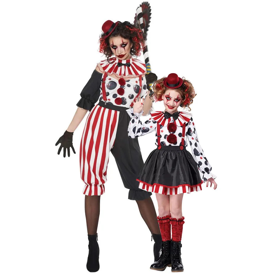 Déguisement clown effrayant enfant – vue 4