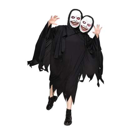 Costume fantôme double tête – vue 1