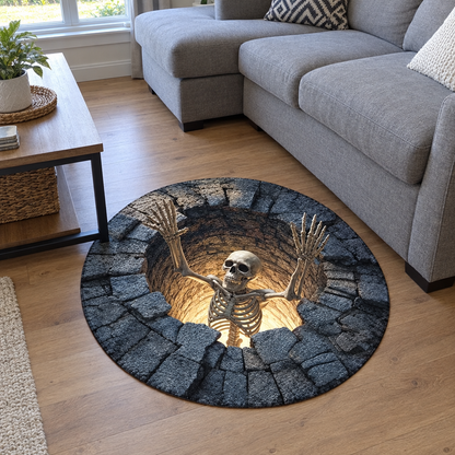 Tapis L'Appel posé dans un salon