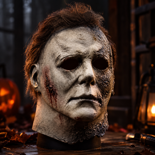 Masque Halloween horreur visage de tueur réaliste – vue 1