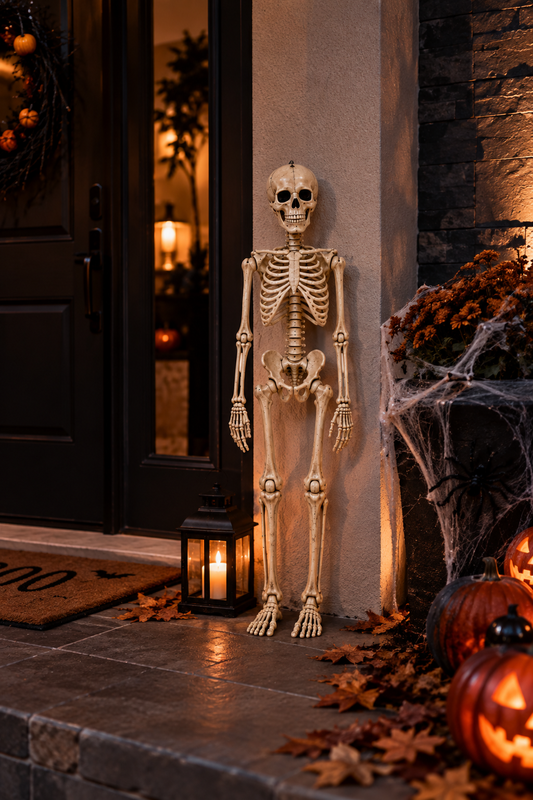Squelette Halloween articulé 90 cm – vue 1