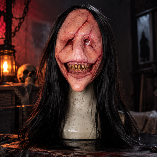 Masque Halloween horreur visage écorché terrifiant – vue 1