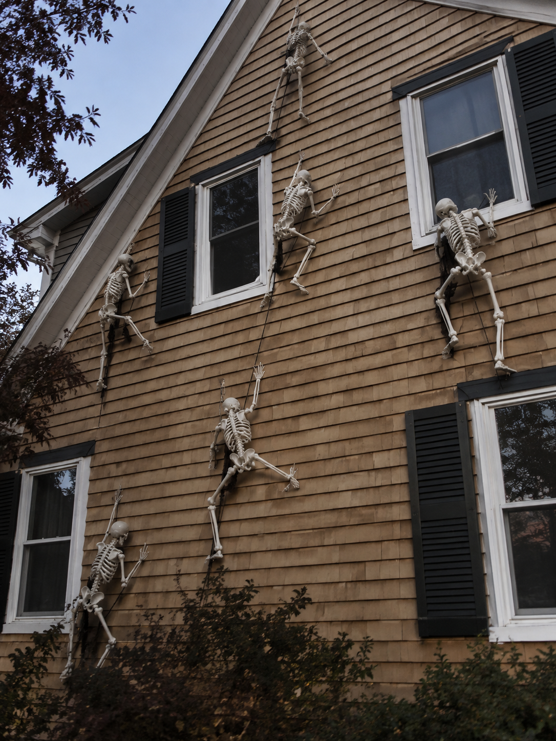 Squelette Halloween à suspendre, décoration murale – vue 1
