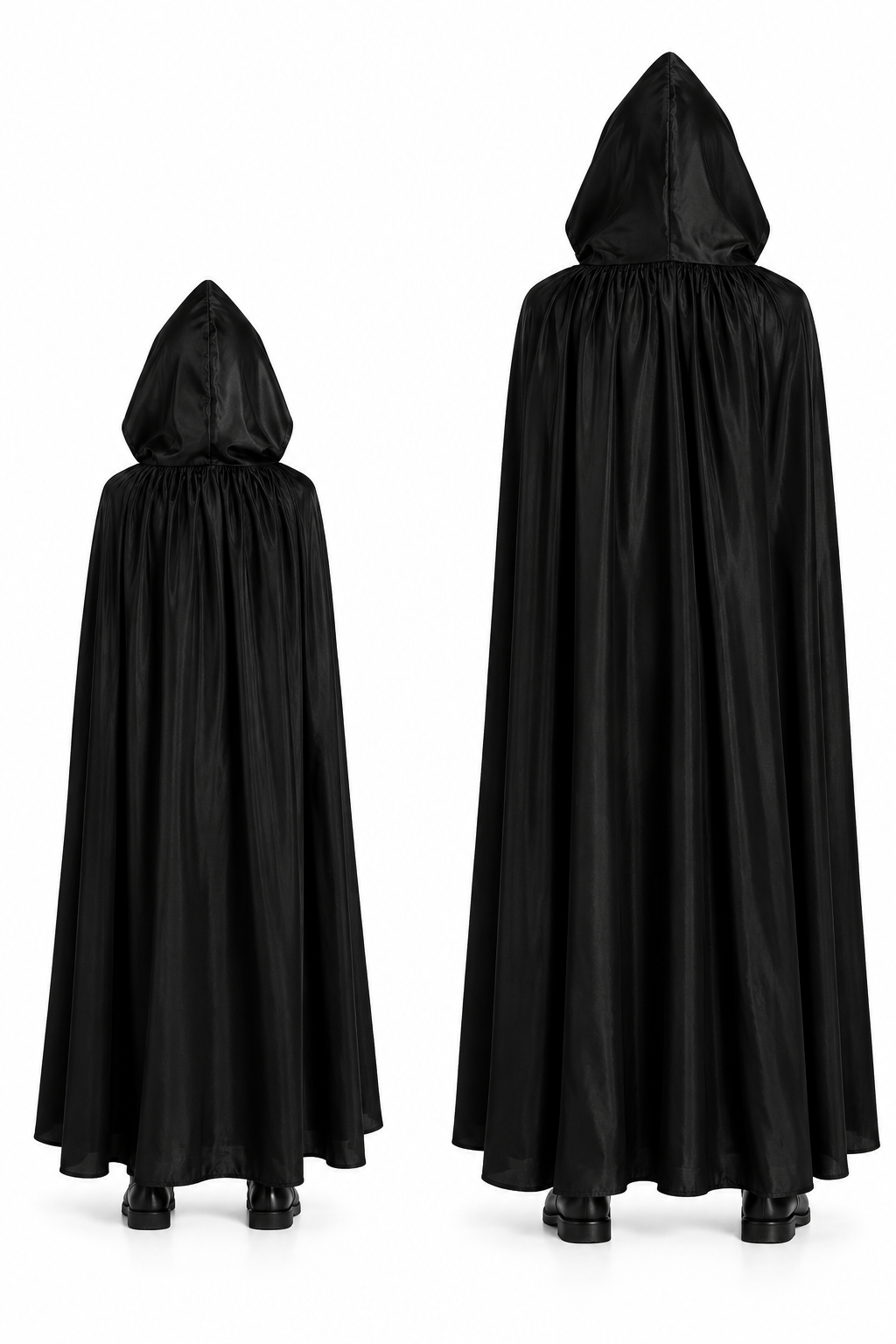 Déguisement faucheuse Halloween avec masque, gants et faux – vue 2