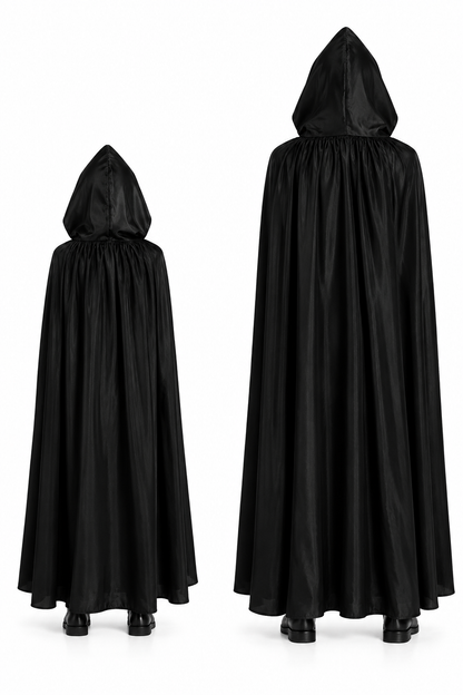 Déguisement faucheuse Halloween avec masque, gants et faux – vue 2